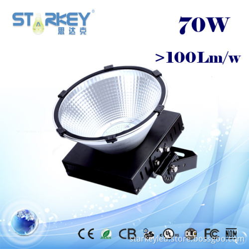 70W IP65 Dimmable Industrial Factory LED High Bay Light